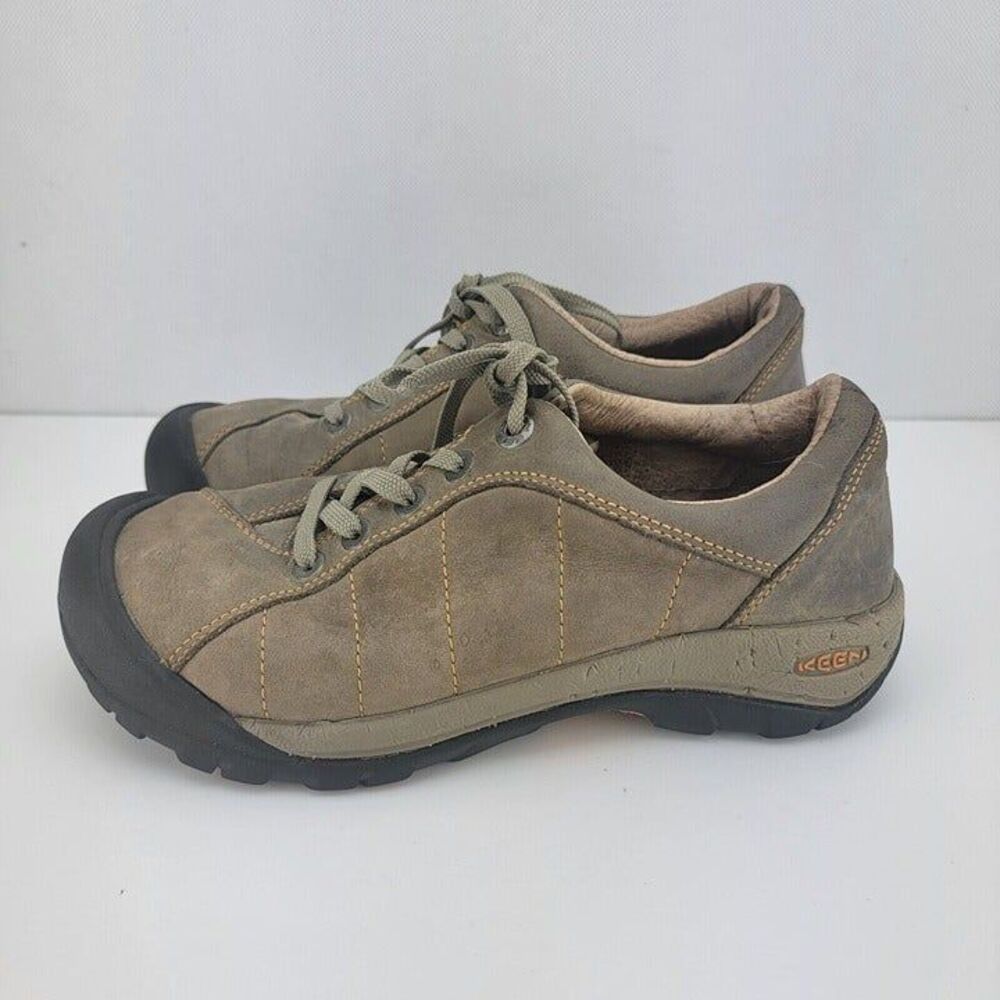 KEEN Presido Womens Size 6 Brown Leather Walking Hiking Shoes 5322-BRAC